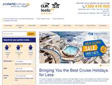 Tablet Screenshot of cruise1st.com.au